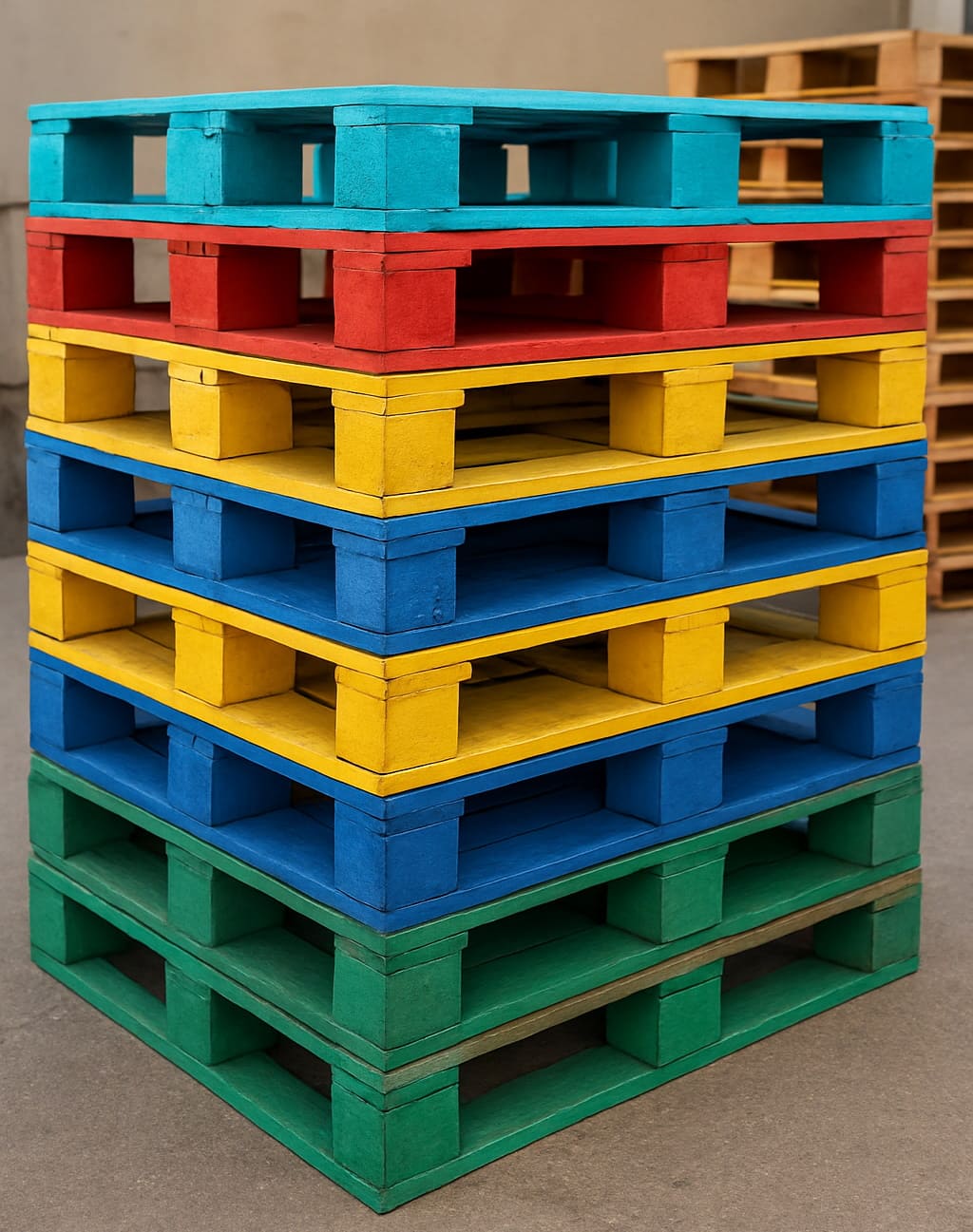 Зачем красят поддоны?