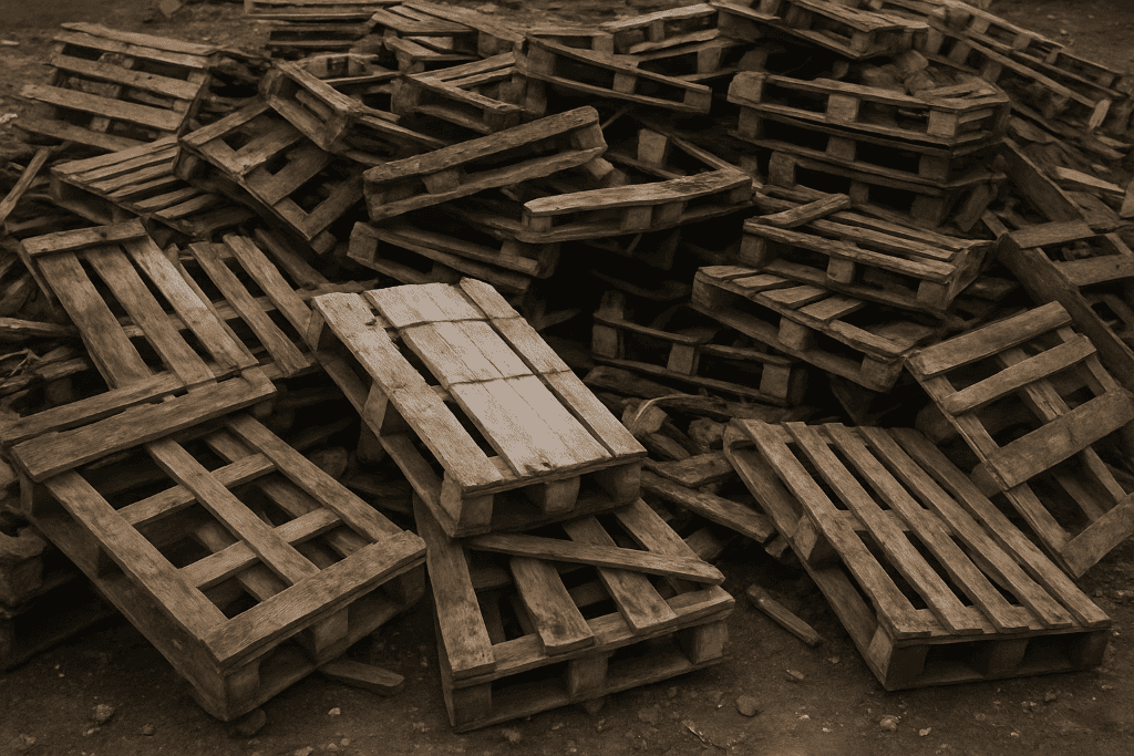  Деревянные поддоны